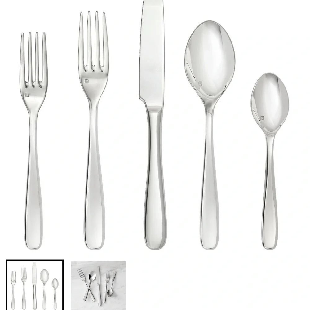 Elegant Stainless Steel Cutlery Set - Picture 2 of 7